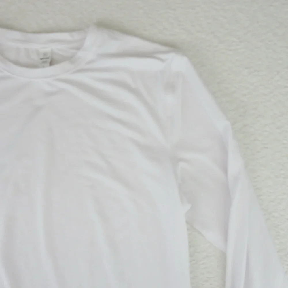 90 Degree by Reflex Super Soft Everyday‎ Long Sleeve Top Shirt Mens Large White